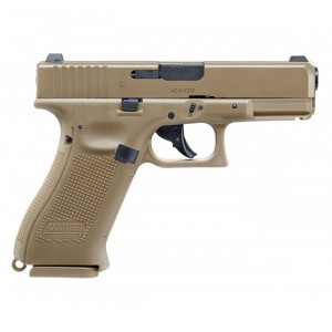 Пневматический пистолет Umarex Glock 19X, кал. 4,5 мм (метал, цвет песок, blowback, ВВ) Пневматический пистолет Umarex Glock 19X, кал. 4,5 мм (метал, цвет песок, blowback, ВВ)