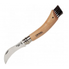 Нож грибника OPINEL №8, нержавеющая сталь, рукоять бук, блистер