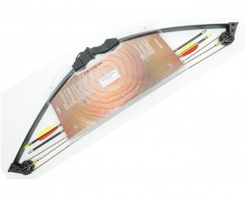 Детский блочный лук Man Kung MK-CB008, 4,5 кг, 84 см (черный)